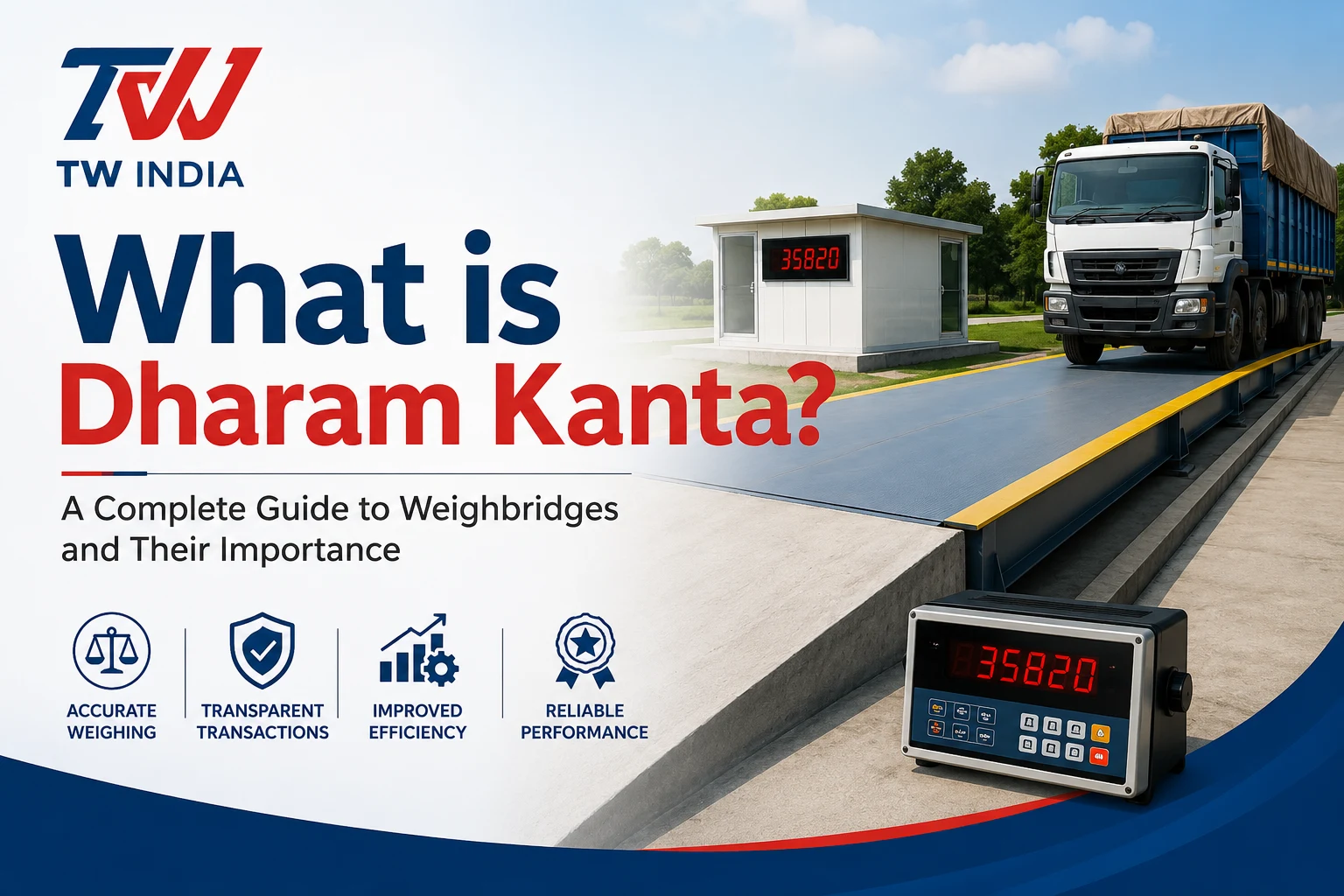 Read more about the article What is Dharam Kanta? A Complete Guide to Weighbridges and Their Importance 